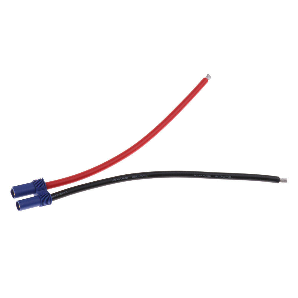 5.5mm Banana Plugs EC5 Battery Female Connector Adapter With 10AWG Wrie