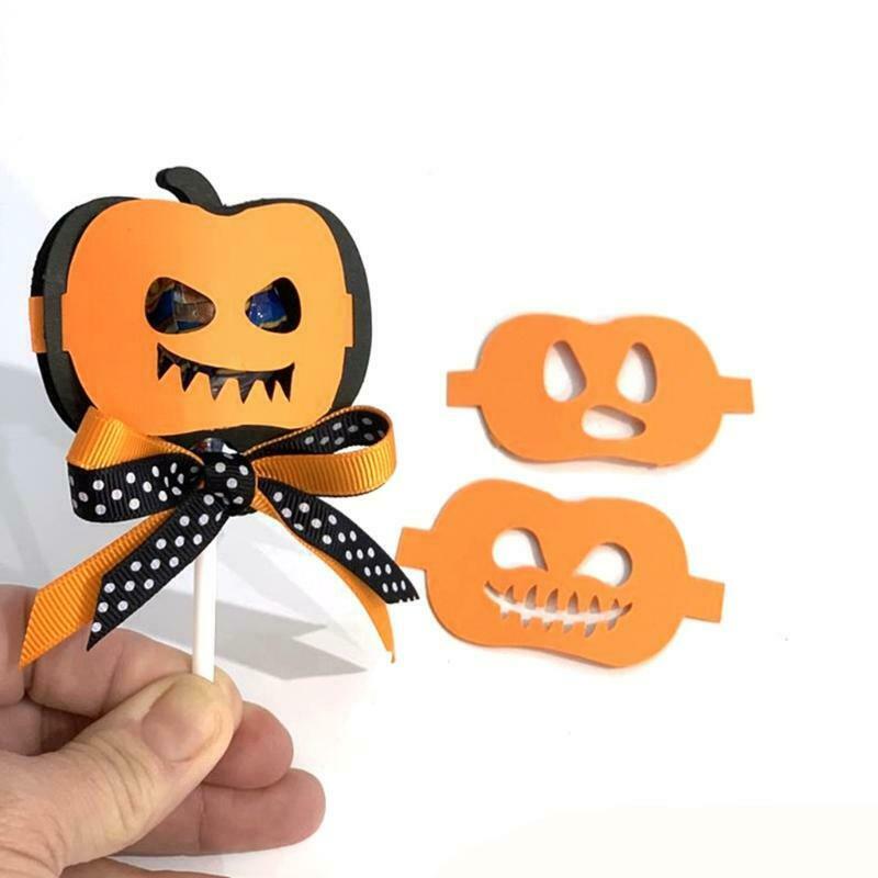 Halloween Pumpkin Lollipop Box Carbon Steel Cutting Dies DIY Scrapbooking Photo