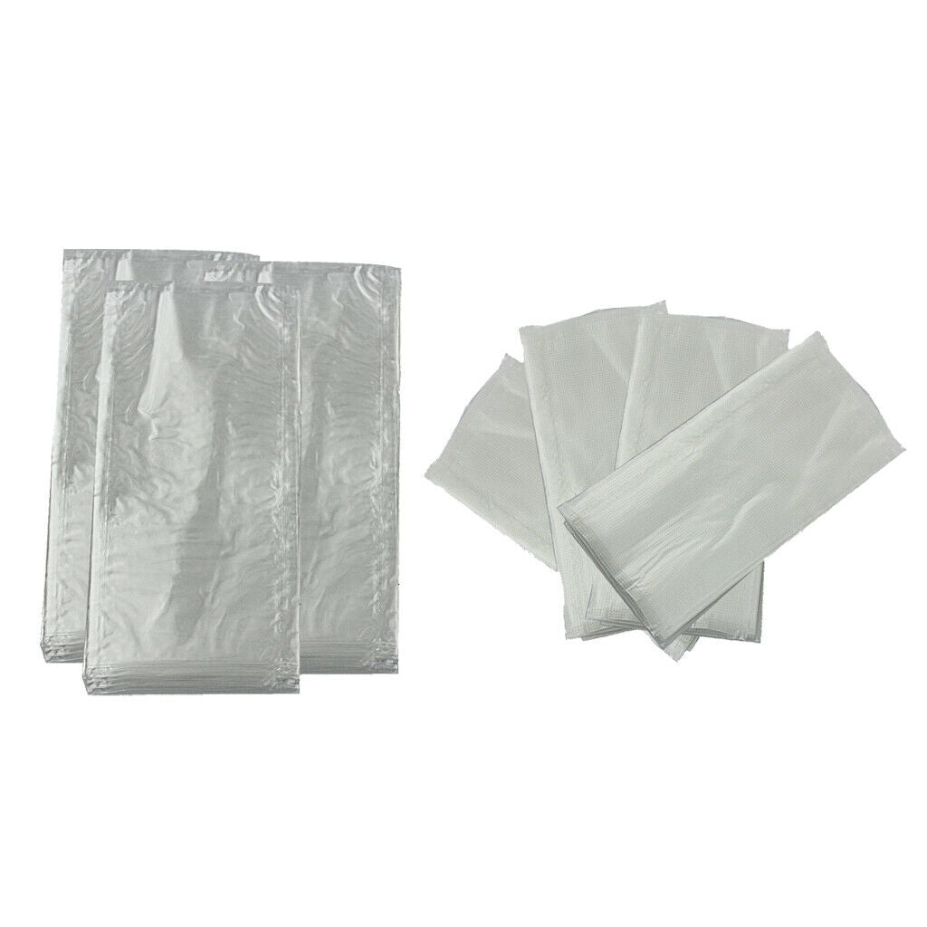 100 Pieces Fast Dissolving Bags Carp Fishing Tackle Carp Lures 6x12cm&7x15cm