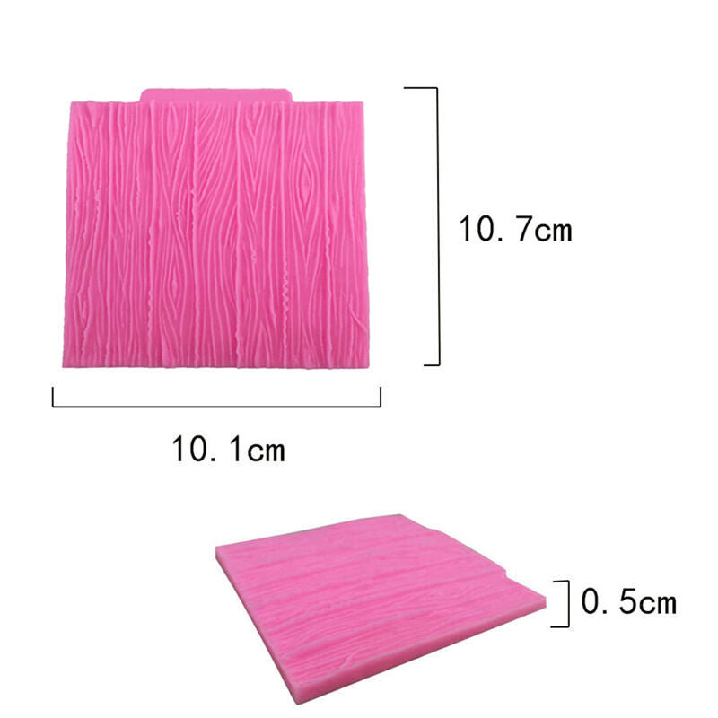 Tree Bark Pattern Fondant Cake Mould Baking Tool Chocolate Silicone Mold C.l8