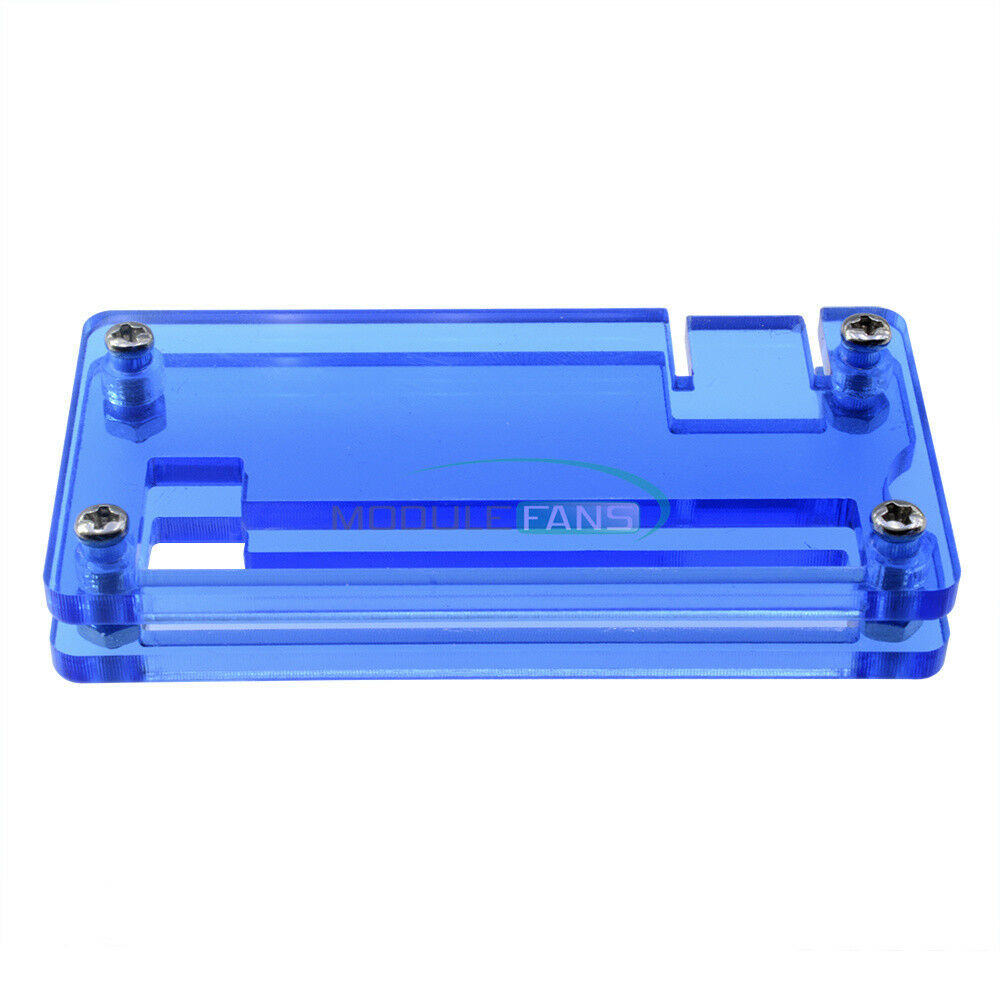 New Clear Acrylic Zero Blue Case Shell Protection Box for Raspberry Pi Zero