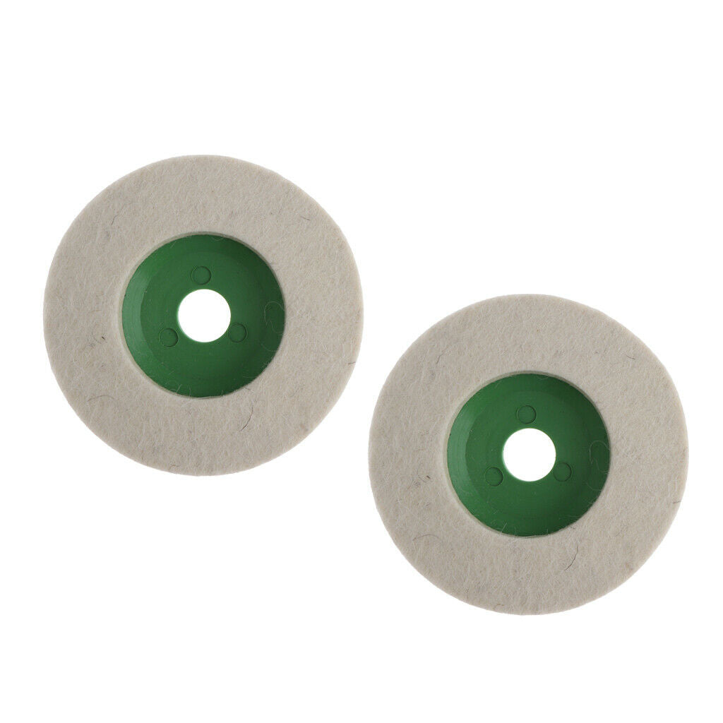 2 Pieces 100mm/4inch Buffing Polishing Wheels For Bench Grinder Buffer Tool