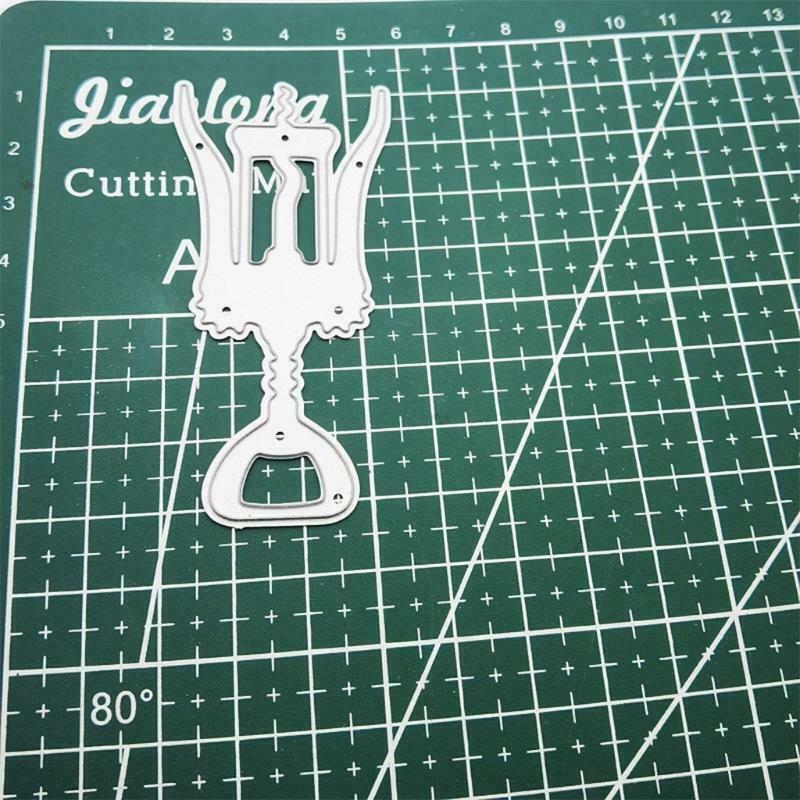 Wine Bottle Opener Metal Cutting Dies Stencil DIY Scrapbooking Album Paper Card