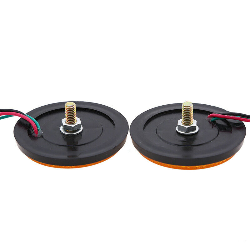 2.4" Waterproof Reflector Universal For Motorcycle Trailer Truck Boat Mailbox