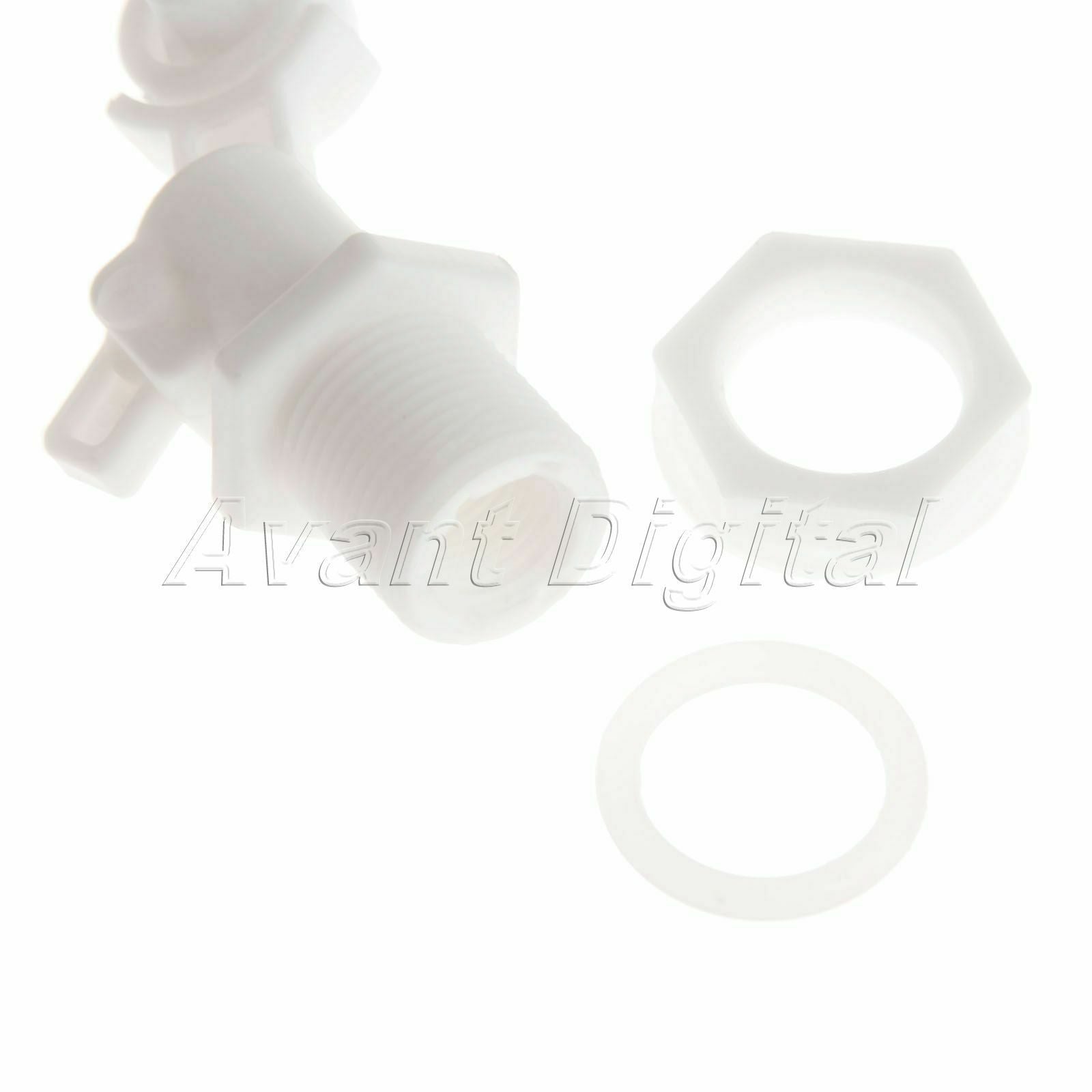 1/4" Adjustable Mini Plastic Float Valve Liquid Level Control Water Tank Filler