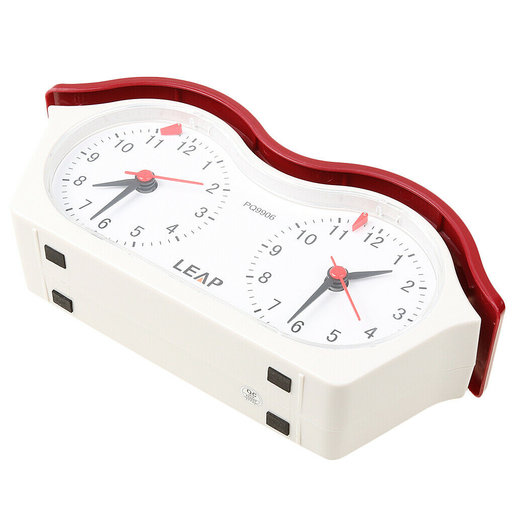 Portable Chess Clock Mechanical Tournament Count Up Down Timer No Battery