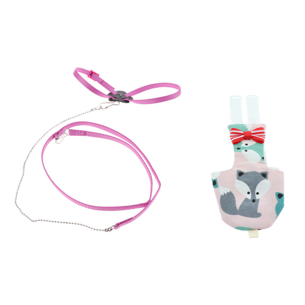 Reusable Parrot Clothe Diaper Bird Parrot Traction Leash Great Love to Parrot