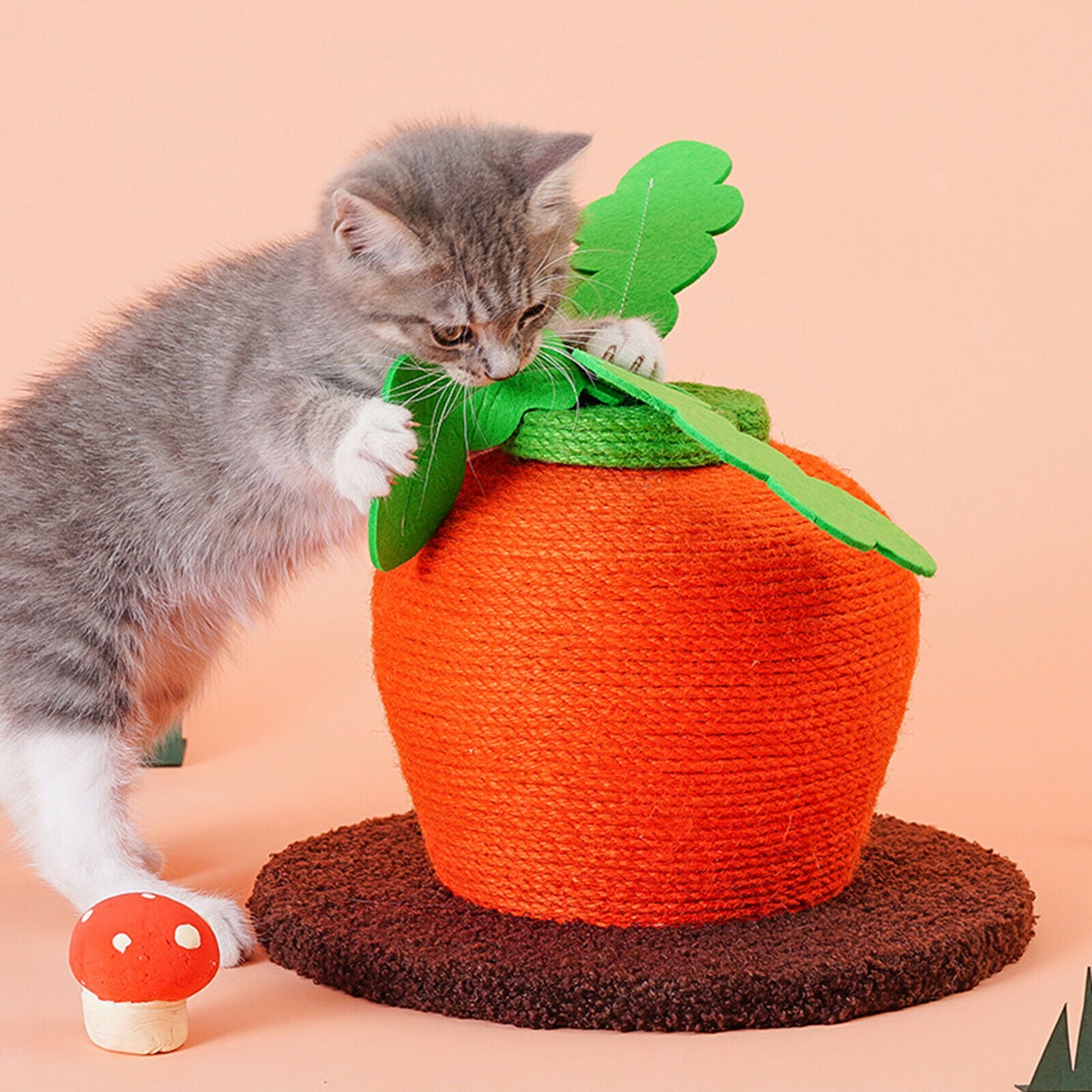 Cat Scratchers Cat Climbing Tower with Big Carrots for Climbing Indoor Cats