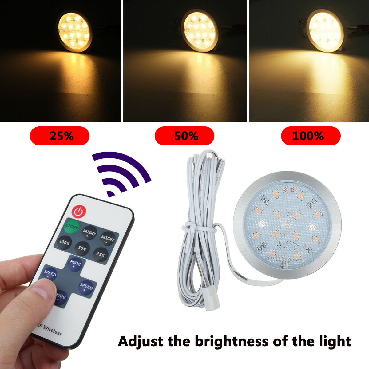 10x Interior LED Spot s 12V For VW T4 T5 Camper Van Caravan Motorhome