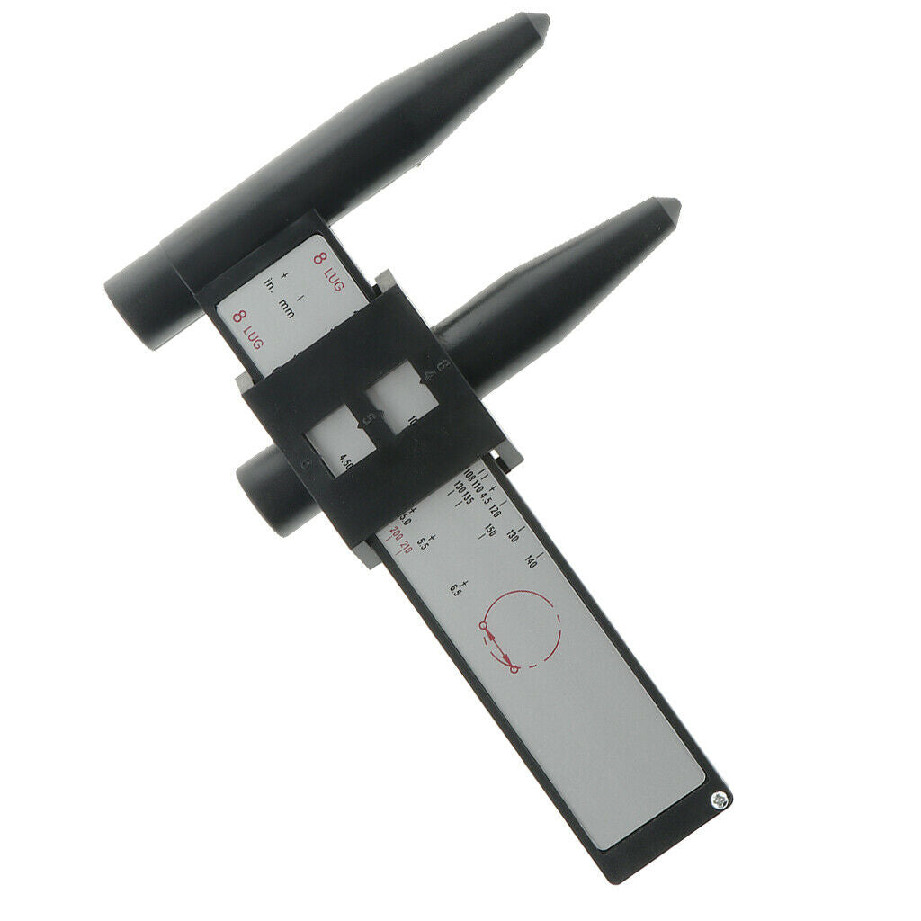 Wheel Rim  Pattern Measure Gauge Tool Common 4 5 6 8 Lug Car PCD Ruler