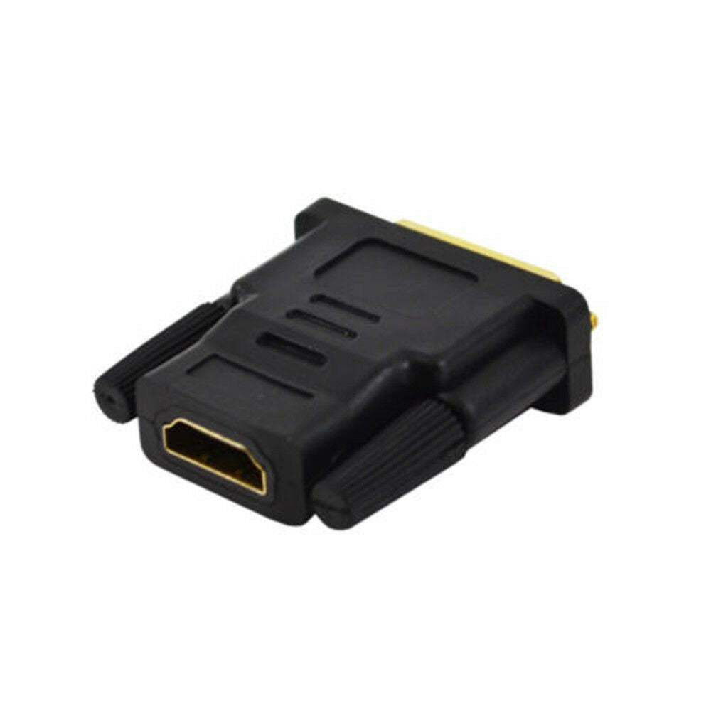 Black HDMI Female to Female/24+1Pin DVI Male/VGA /HDMI Male Adapter Connector