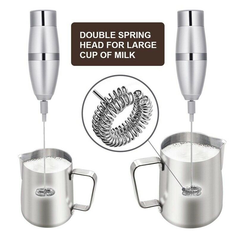 Milk Blender - Milk Frother, Electric Handheld Foam Maker For Making Lattes CoS7