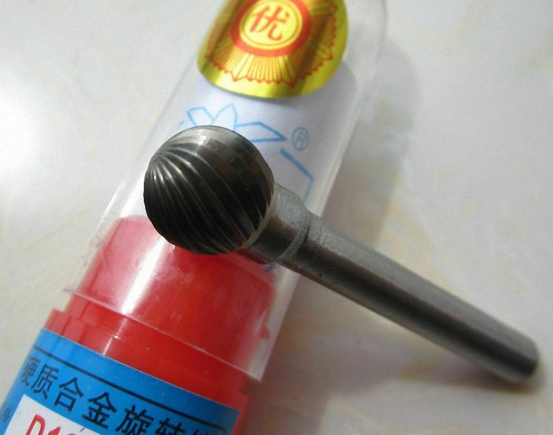 1 of Ball Shape Carbide Bur Rotary File 6mm Shank D1210M06