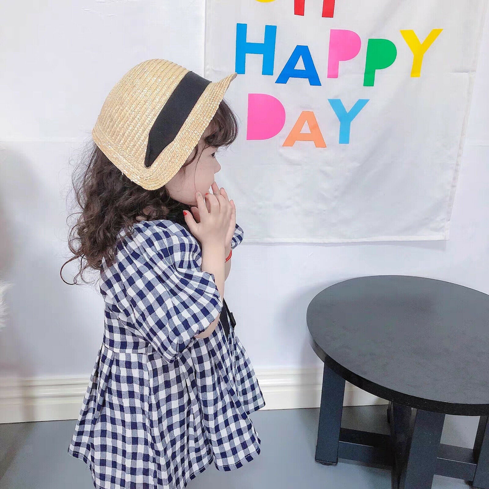 Kids Straw Hat Visor Sun Hats Outdoor Travel Beach Baseball Bucket Caps