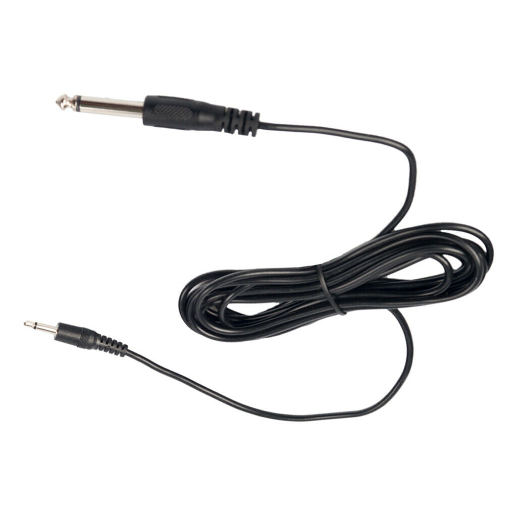 Instrument Male to Male Cable 6.35mm to 3.5mm Electric Guitar Cord for Guitar