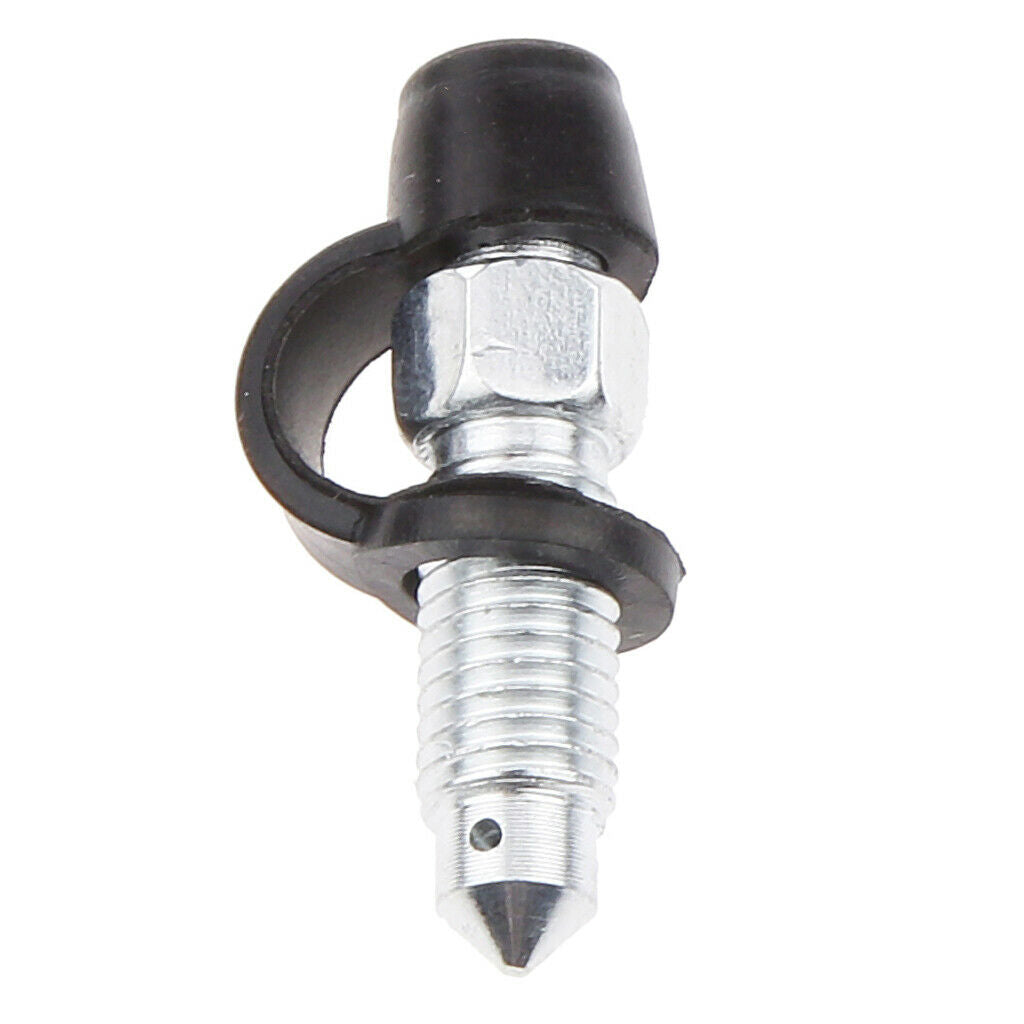 2 Pcs Brake Caliper M7 X 1mm Stainless Steel Bleed Screw Nipple for