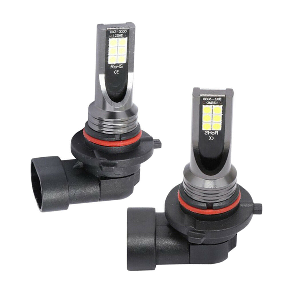 Auto Car 12LED Fog Headlight Bulbs Conversion Kit Hi/Lo Beam Lamps 9005 3030