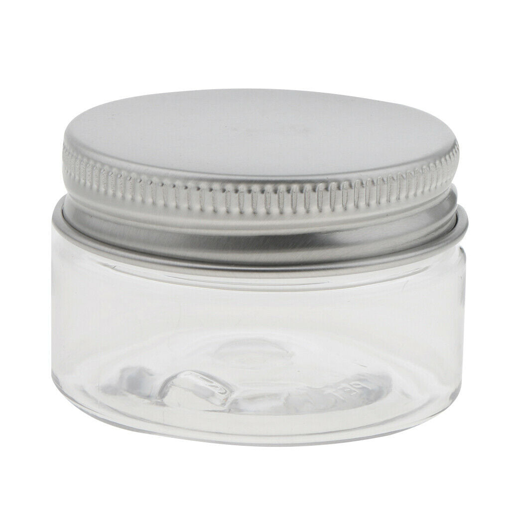 20x Plastic Empty Makeup Jars Moisturizer Sugar Scrubs Cases Containers