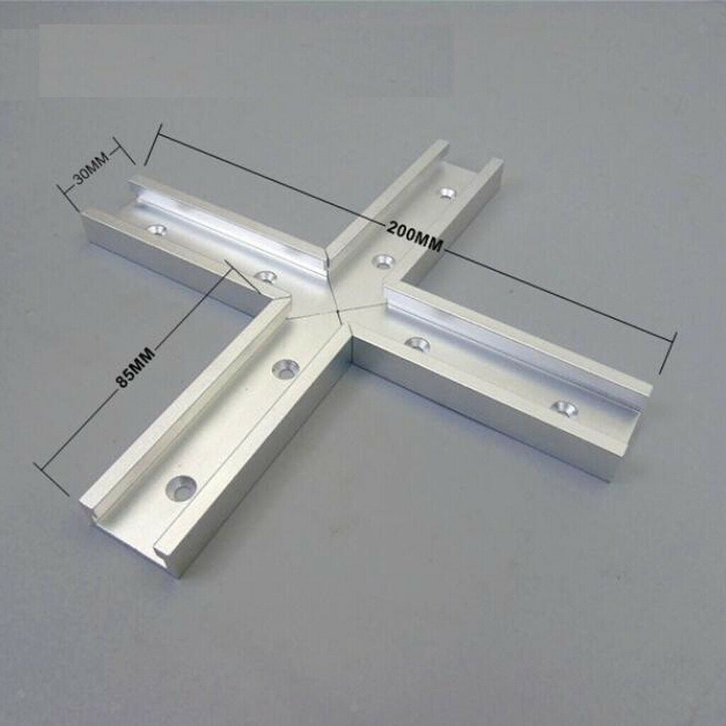 4pcs Aluminum Alloy Miter Track Stop For T-Slot T-Tracks Manual 30 Type