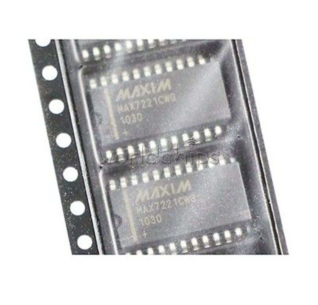 10PCS New MAX7221CWG MAX7221 8-Digit LED Display Driver SOP-24 IC