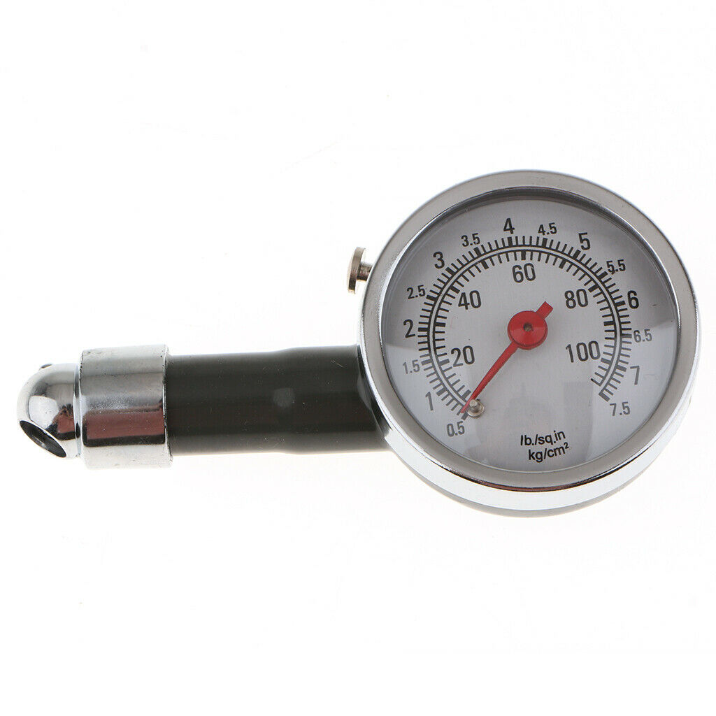 Auto Car Bike Truck Tire Air Pressure Gauge Dial Tyre Meter Tester 0-100PSI
