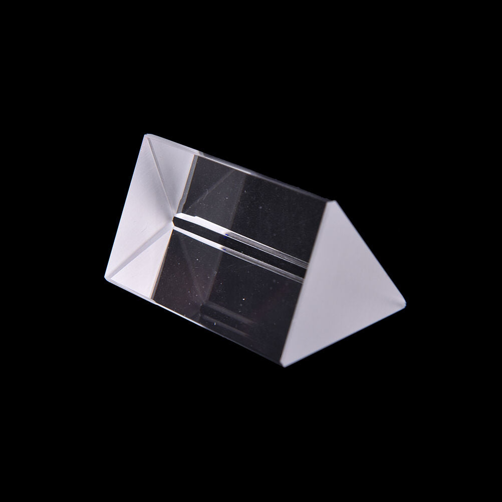 5cm Triangular Prism Teaching Optical Glass Triple Physics Light Spectrum N LS