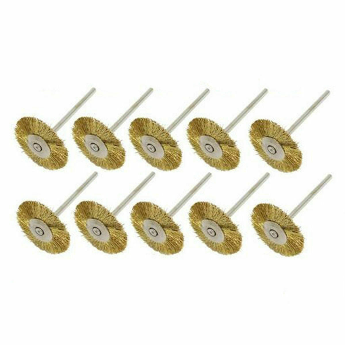 10x Stainless Steel Wire Brush For Rotary Die Grinder Removal Wheel Tool