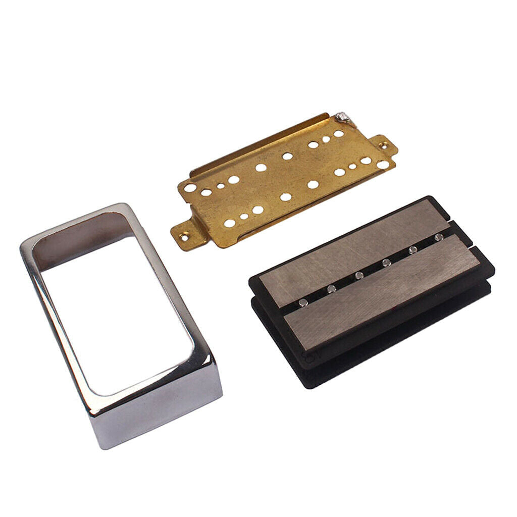 2Pcs/Set Electric Guitar Parts Alnico 5 Humbucker Pickup Set Copper Soap Bar