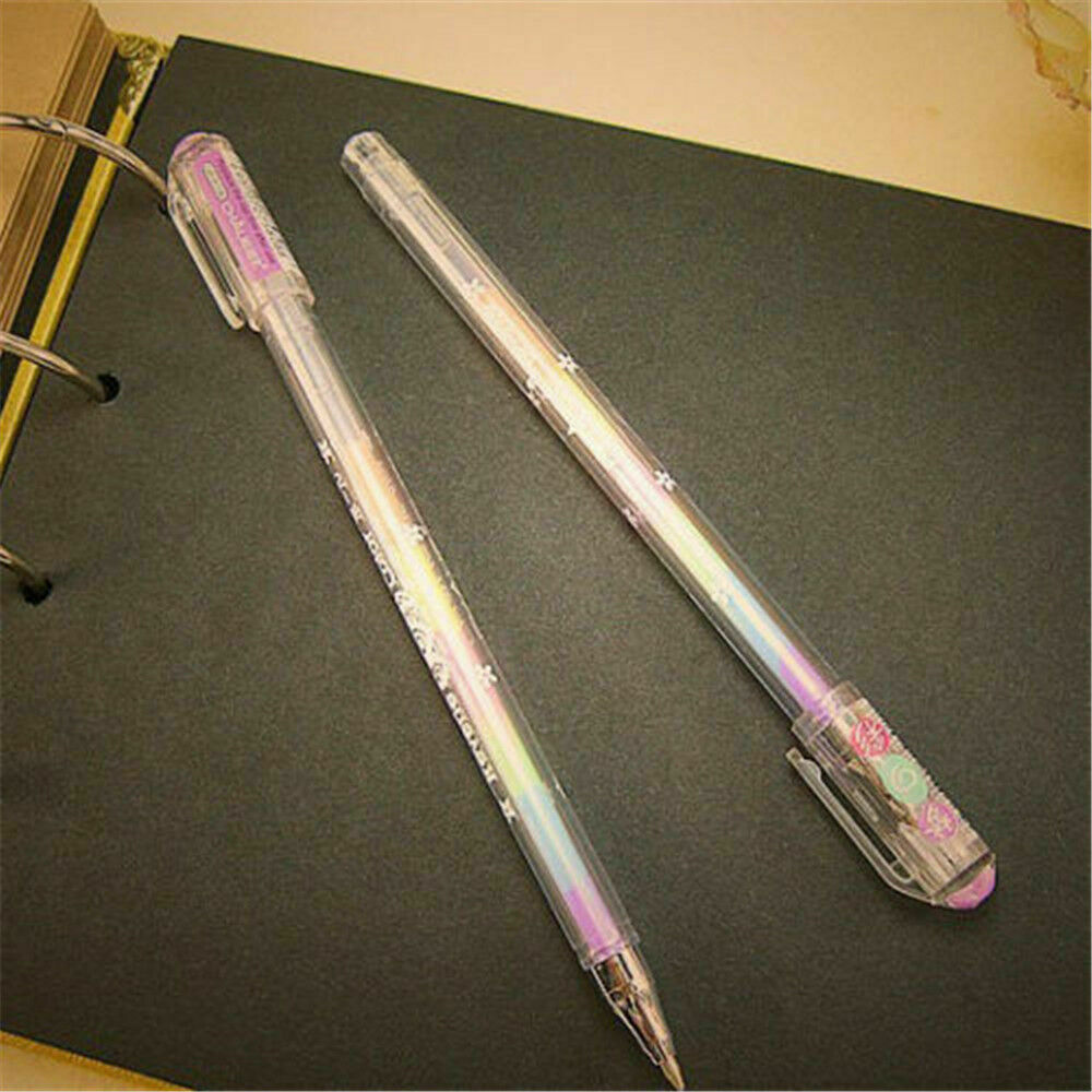 1pcs 6 colors cute gel pen Markers for Office Novelty Ink Pen chalk Student Gift