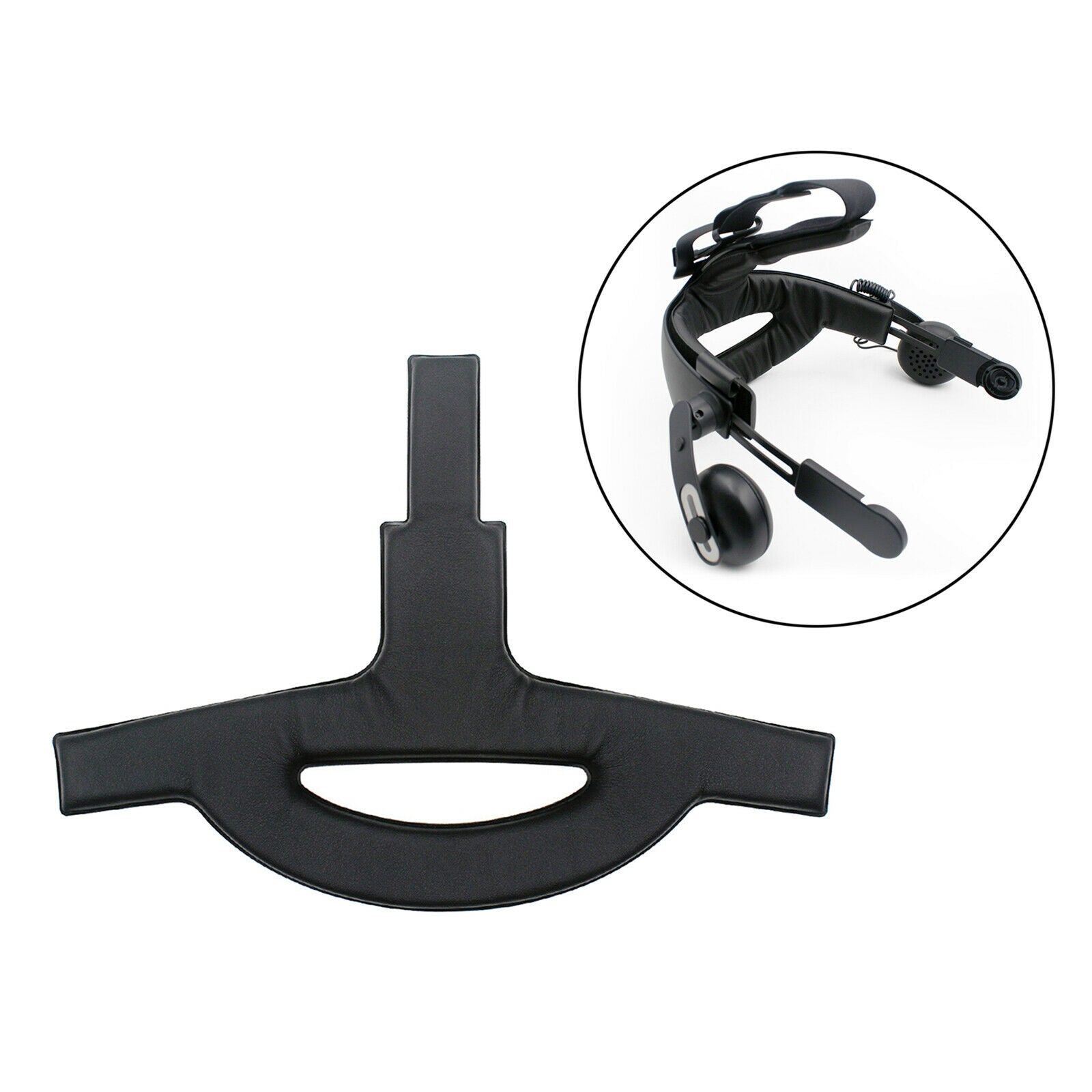 Comfortable Head Strap Pad Leather Cushion Non-slip For HTC Vive VR Glasses