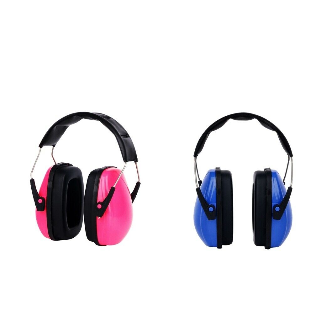 2Pcs Ear Defenders Headphones NRR 27DB Kid Baby Safety Ear Muffs Shooting