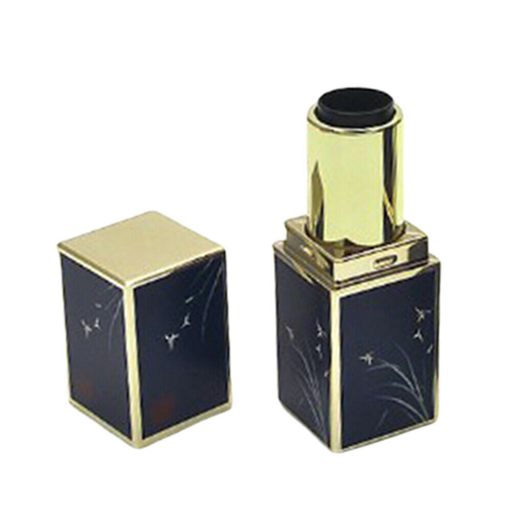 3x Empty Portable Flower Mini Lipstick Tube Lip Balm Lip Color Bottles