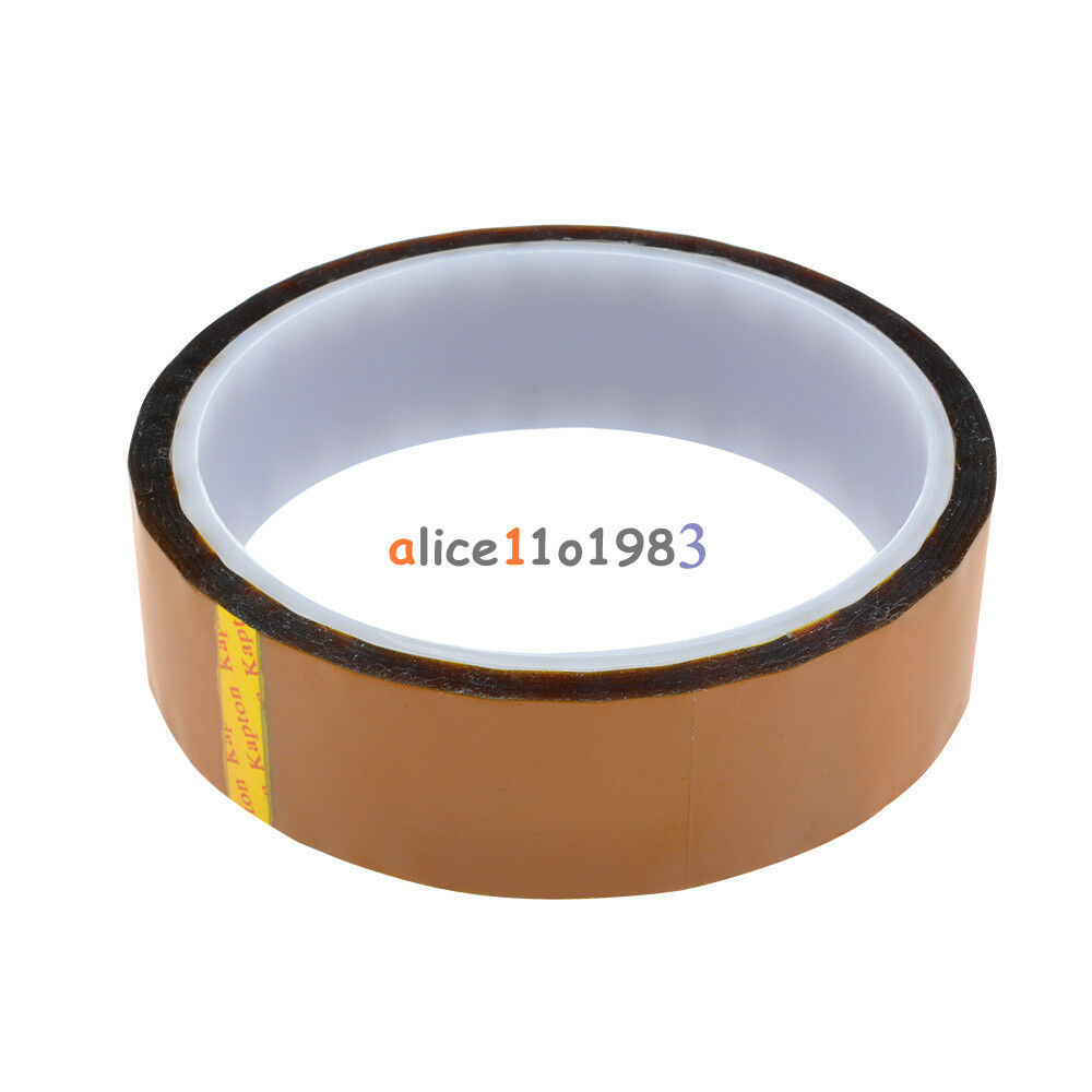 Tape Sticky High Temperature Heat Resistant Polyimide 25mm x 30M