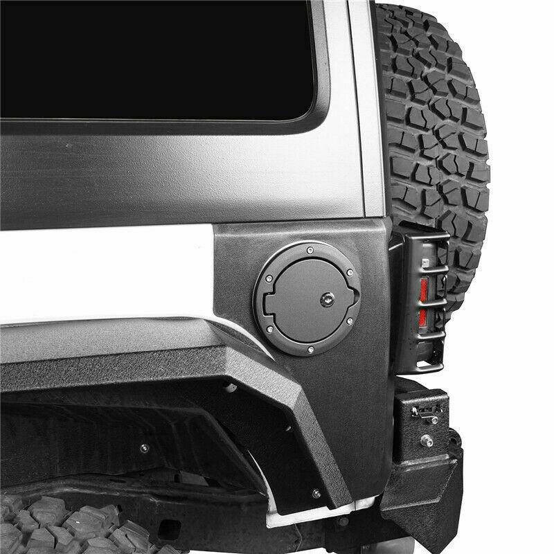 For  Wrangler JK 07-18 Car Gas Gasoline Tank Cap Cover with Lock Aluminum LockO7