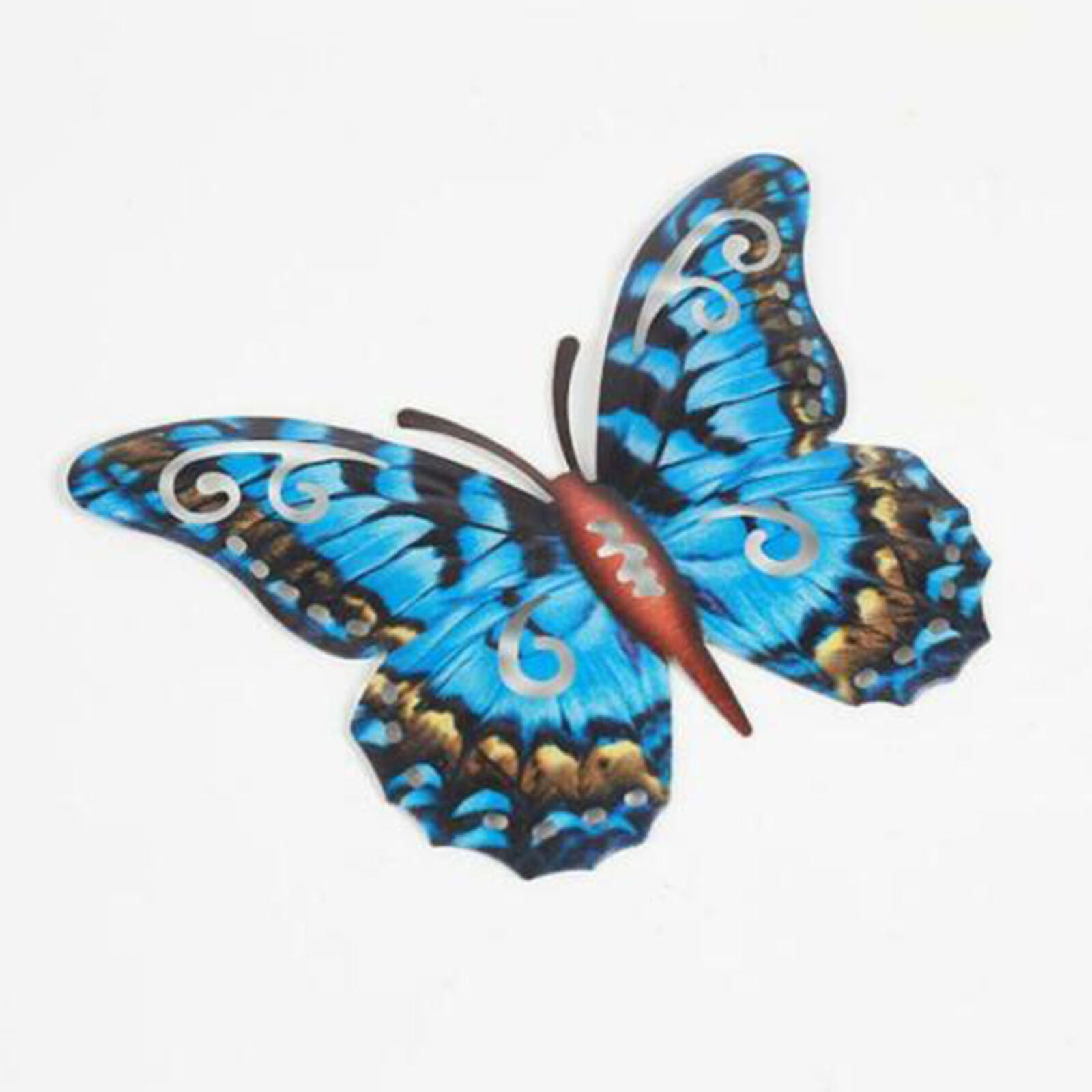 Pack of 4 Large Metal Butterflies Garden Ornament Butterfly Wall Art Home Decor