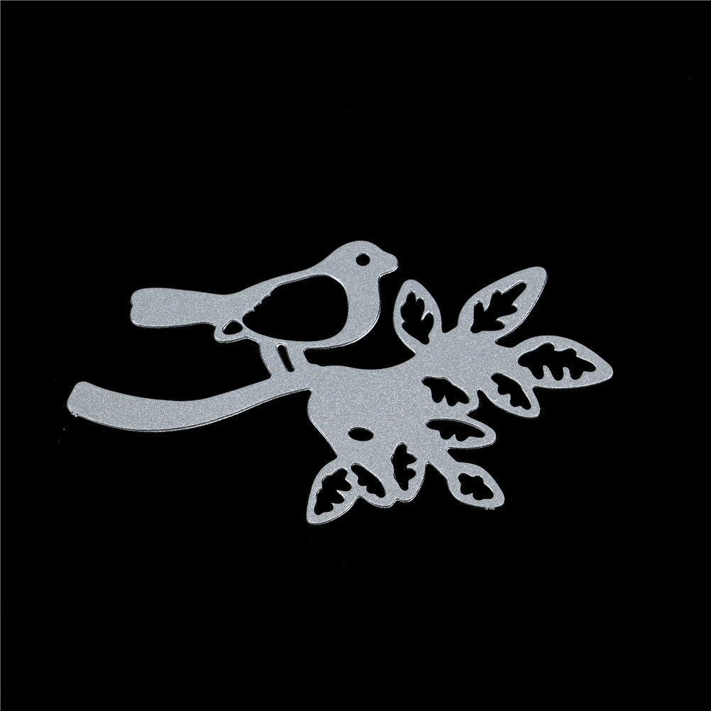 1pc tree bird metal cutting dies stencil scrapbook album paper embossing c.l8