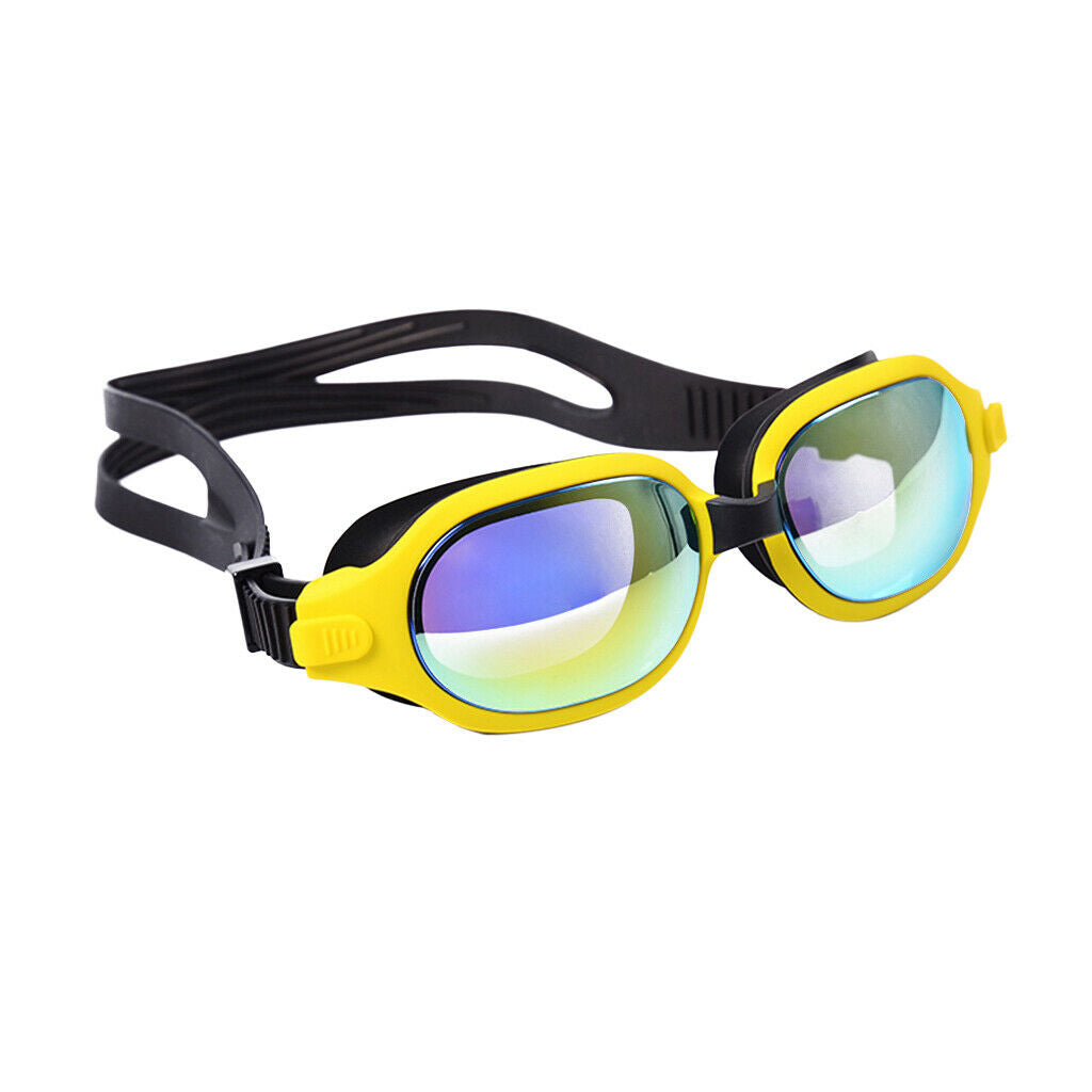 Anti Fog Swimming Goggles Waterproof UV Protection Polarized Glasses Yellow
