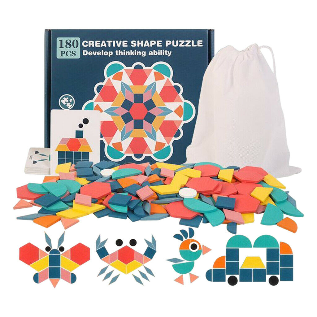 Wooden Jigsaw Puzzles Brain Teaser Montessori Toys for Toddlers Boy Gifts