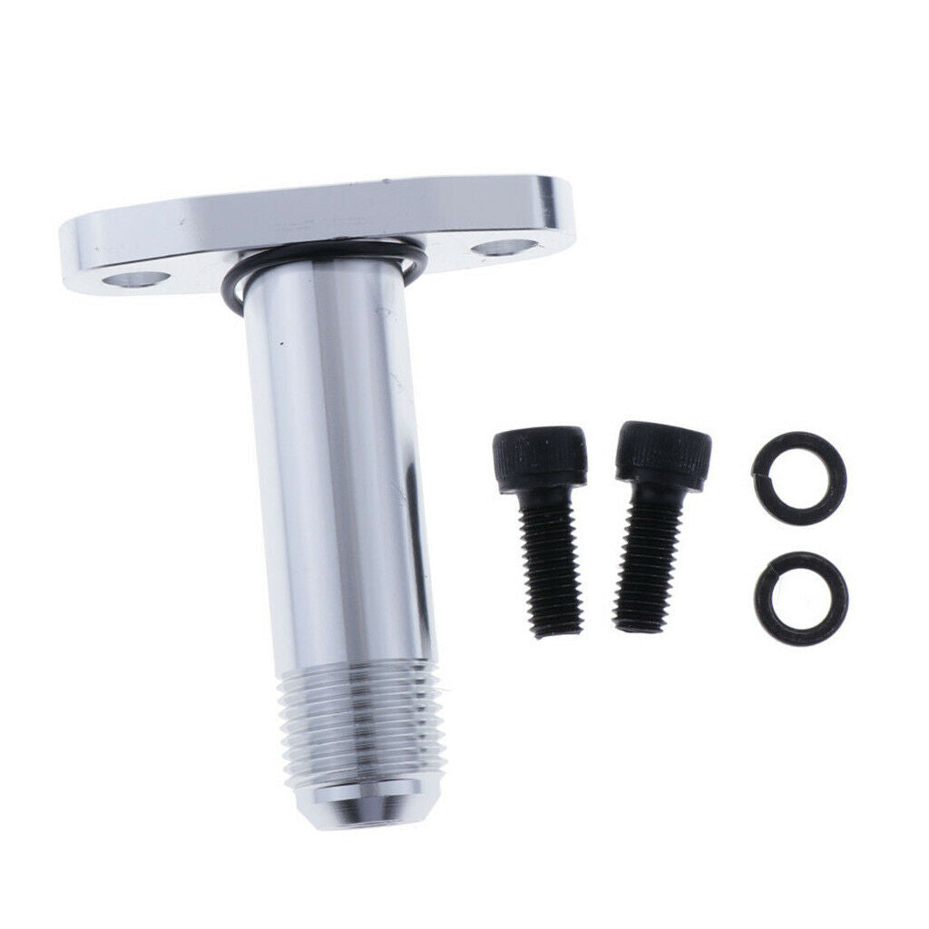 Extended 10 AN Turbochargers Drain Fitting for T3/T4 Turbochargers Flange