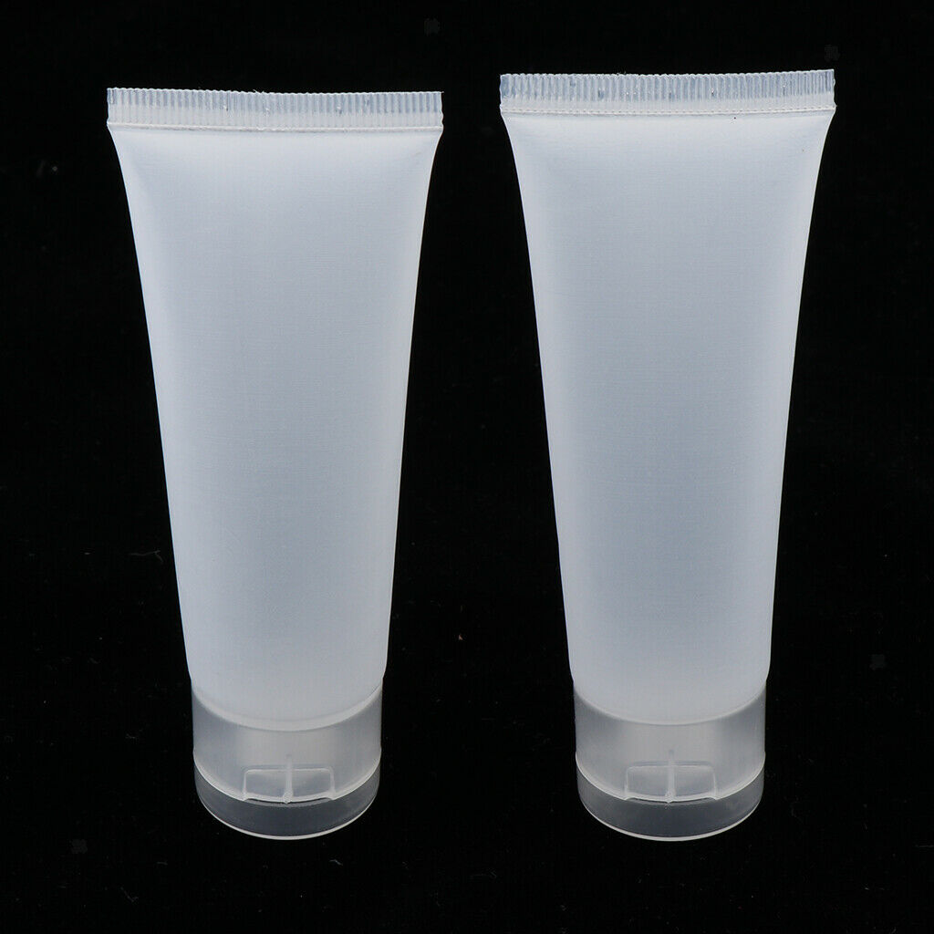100 Pieces Frosted Empty Squeeze Skincare Makeup Travel Bottle Containers