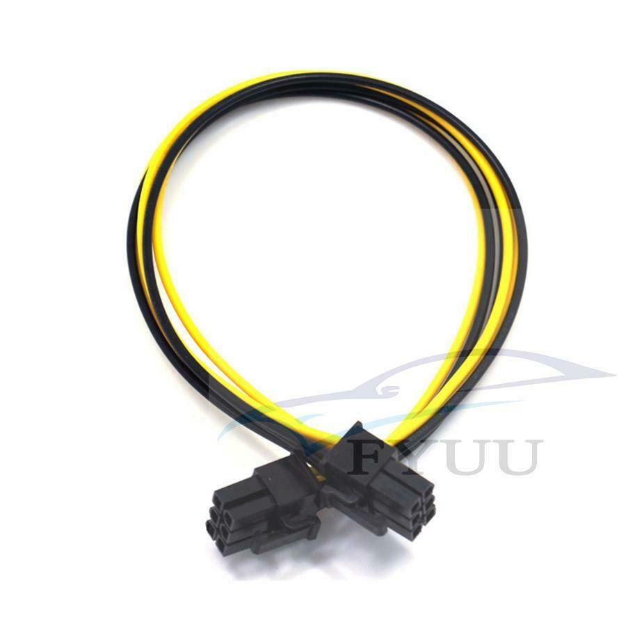 DIY Power Cable PCI-E PCI Express 6P Male to 6Pin Male Graphics Video Card 10pc