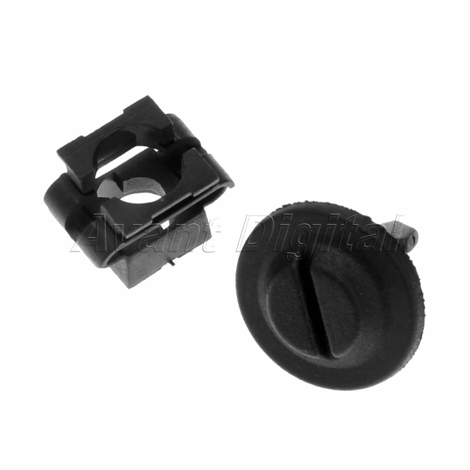 10 set plastic black clips Fasteners Engine Cover Fit for  A4 A6