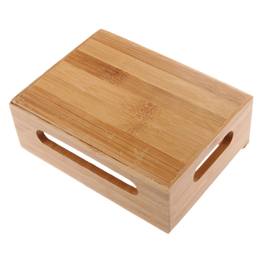 Bamboo Charging Station & Multi Device Organizer For Phone, Tablet