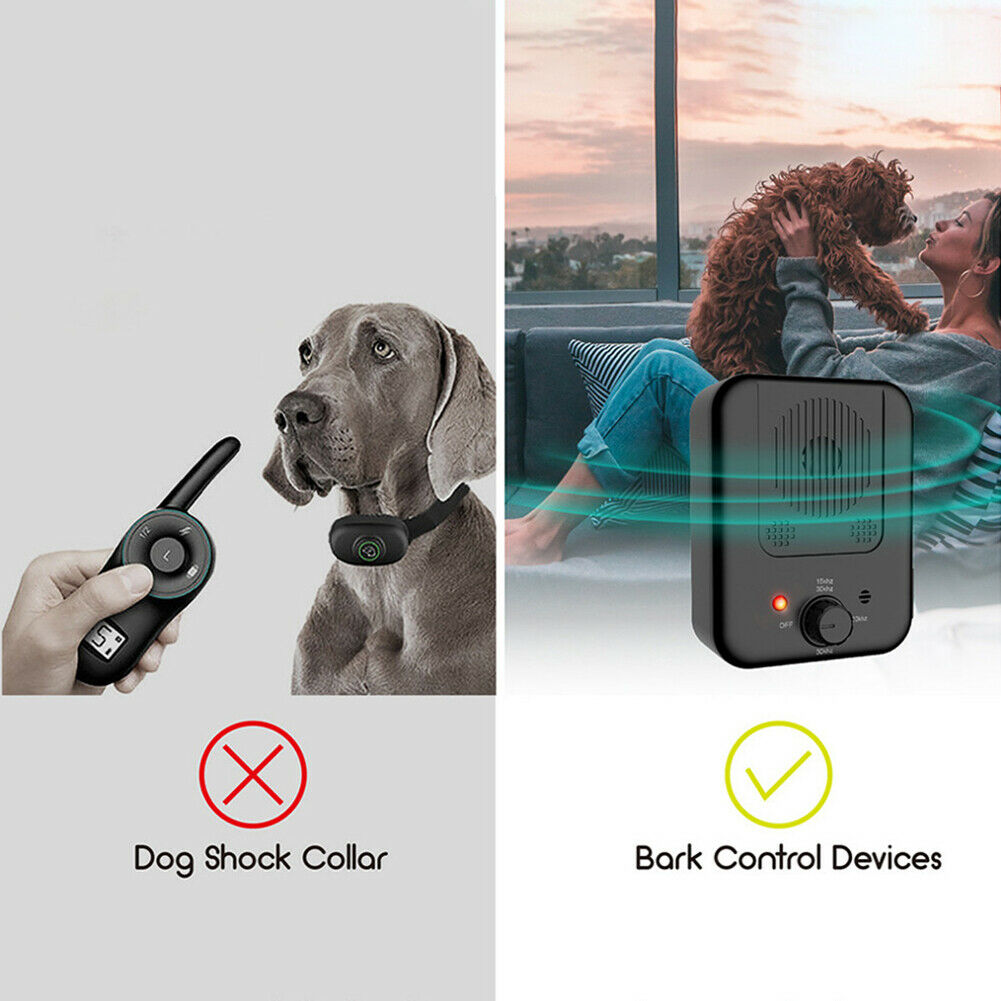 Ultrasonic Stop Barking Away Anti Bark Control Dog Training Repeller Silencer