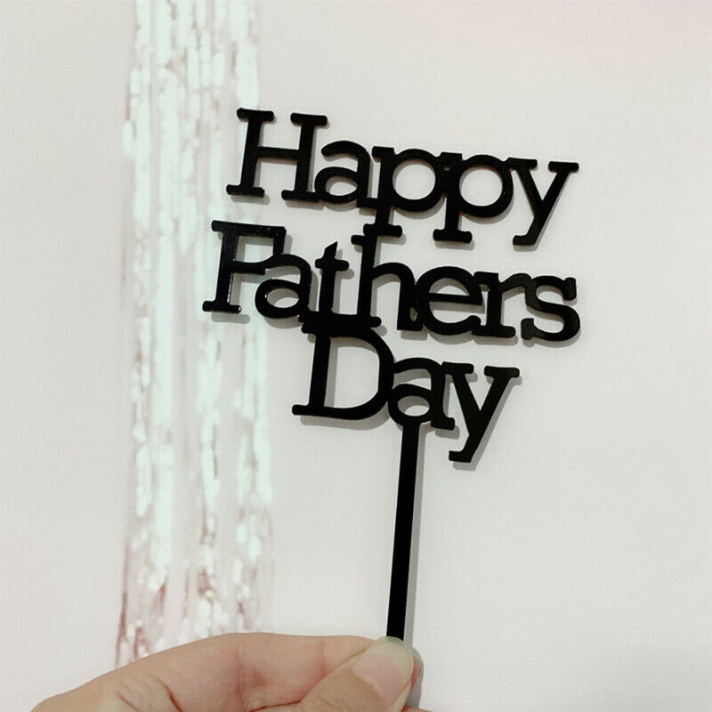 Happy Father's Day Cake Topper Daddy Birthday Cupcake Topper Party Cake t.l8