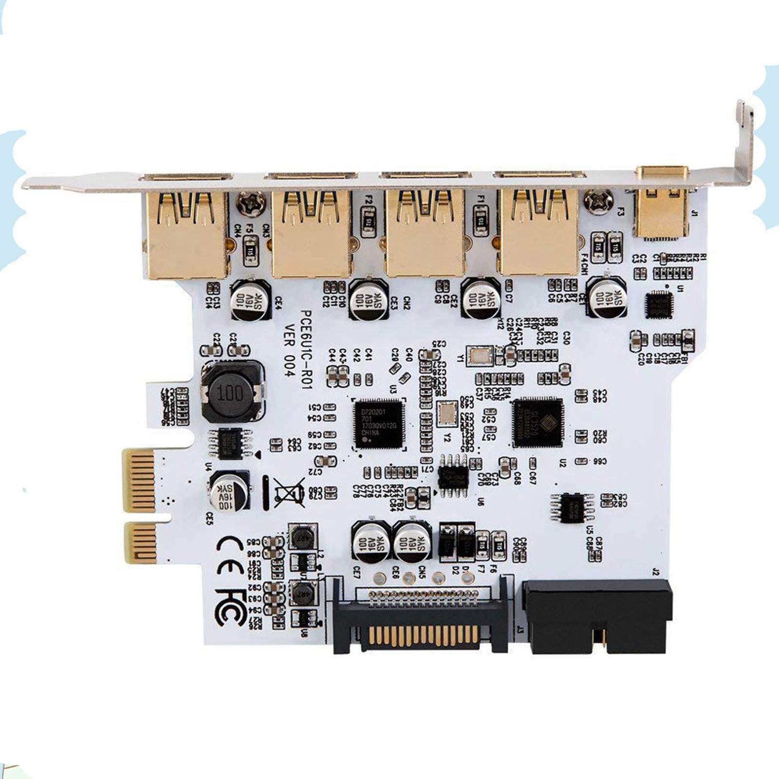 USB 3.0 PCI-E Type C Expansion Card PCI Express PCI-E to USB 3.1 Card Adapter