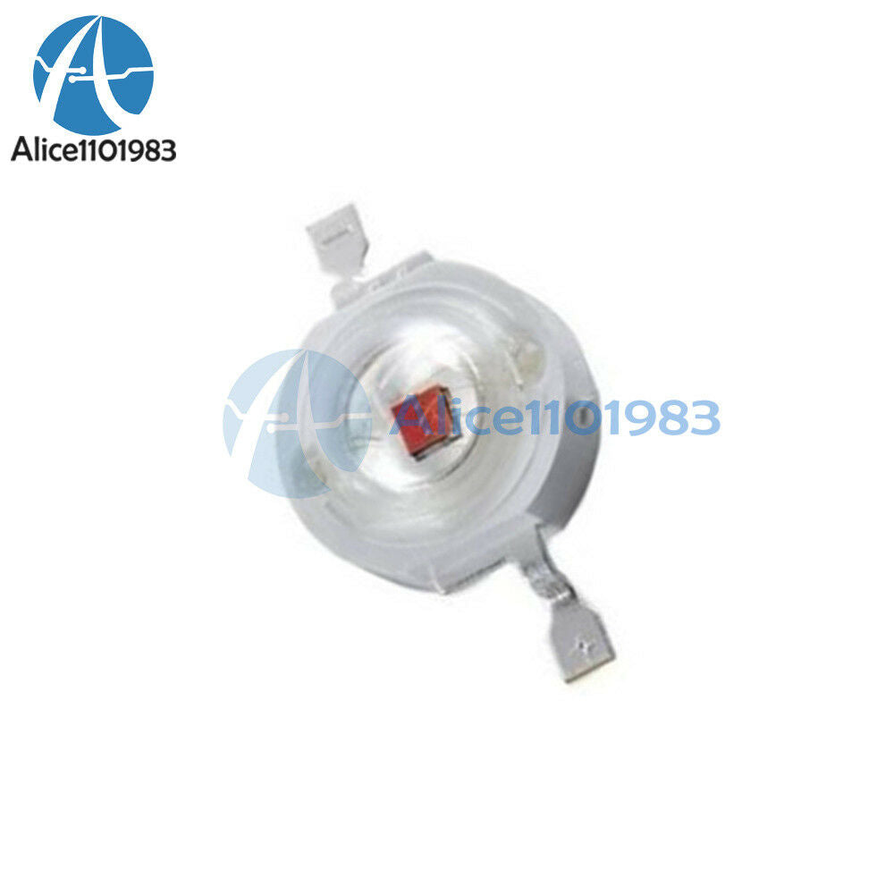 5PCS 1W Red Led Chip High Power LED Beads 50LM Red