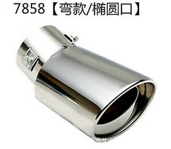Vehicle Car 60mm Exhaust Tip Tail Pipe Muffler Stainless Steel Anti-corrosive