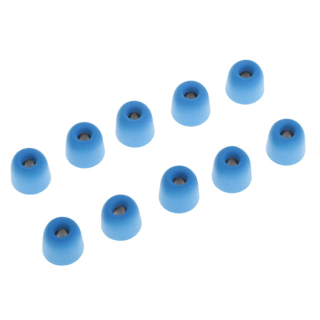 Earbud Memory Foam Eartips Earplug For InEar Headphone 4.5mm blue