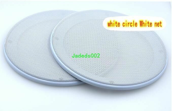 1pcs 8"inch Speaker grille HiFi Audio cover Decorative dust iron net white